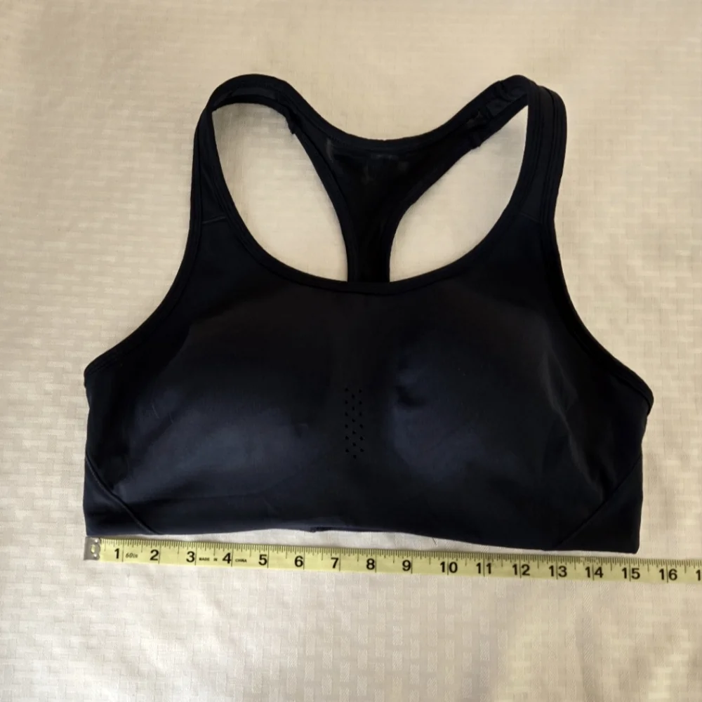 Avia Blue Sports Bra with Racerback Design and Medium Support